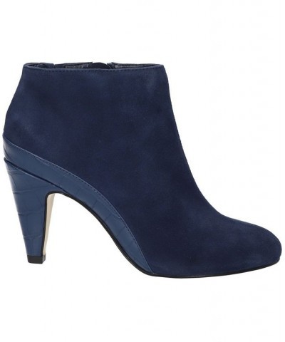 Women's Brennan Dress Booties Blue $34.41 Shoes