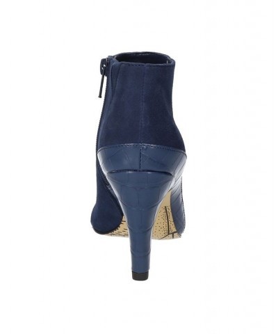 Women's Brennan Dress Booties Blue $34.41 Shoes