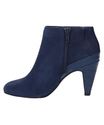 Women's Brennan Dress Booties Blue $34.41 Shoes