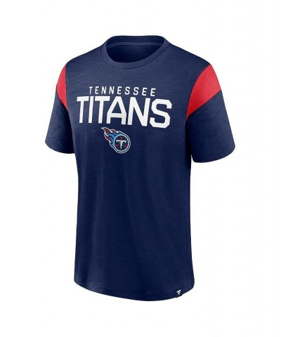 Men's Branded Navy Tennessee Titans Home Stretch Team T-shirt $24.19 T-Shirts