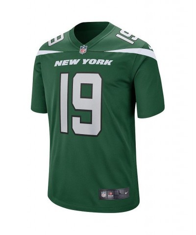 Men's Keyshawn Johnson Gotham Green New York Jets Game Retired Player Jersey $49.22 Jersey