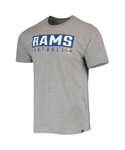 Men's Gray Los Angeles Rams Major Super Rival T-shirt $14.85 T-Shirts