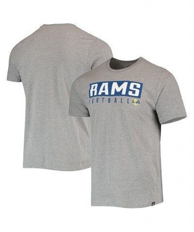 Men's Gray Los Angeles Rams Major Super Rival T-shirt $14.85 T-Shirts