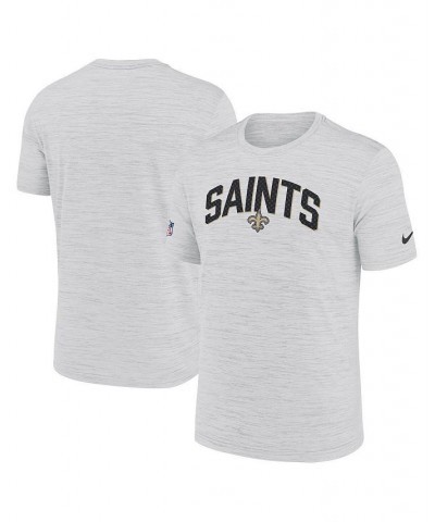 Men's White New Orleans Saints Velocity Athletic Stack Performance T-shirt $18.80 T-Shirts