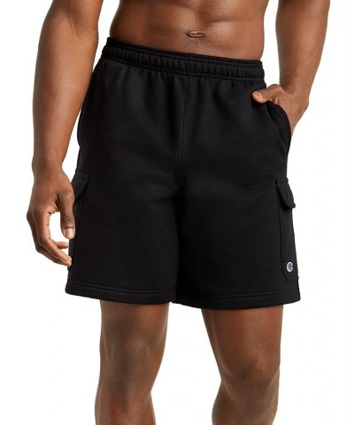 Men's Powerblend 8" Cargo Shorts Black $17.20 Shorts