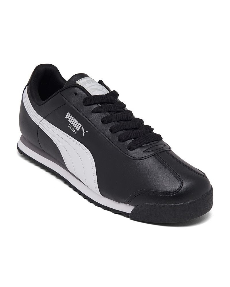 Men's Roma Basics Casual Sneakers Black $34.50 Shoes