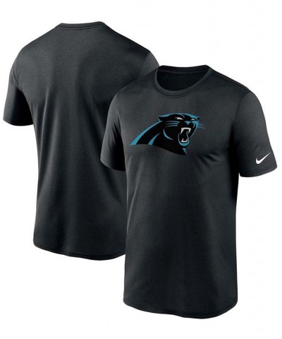 Men's Black Carolina Panthers Logo Essential Legend Performance T-shirt $21.99 T-Shirts