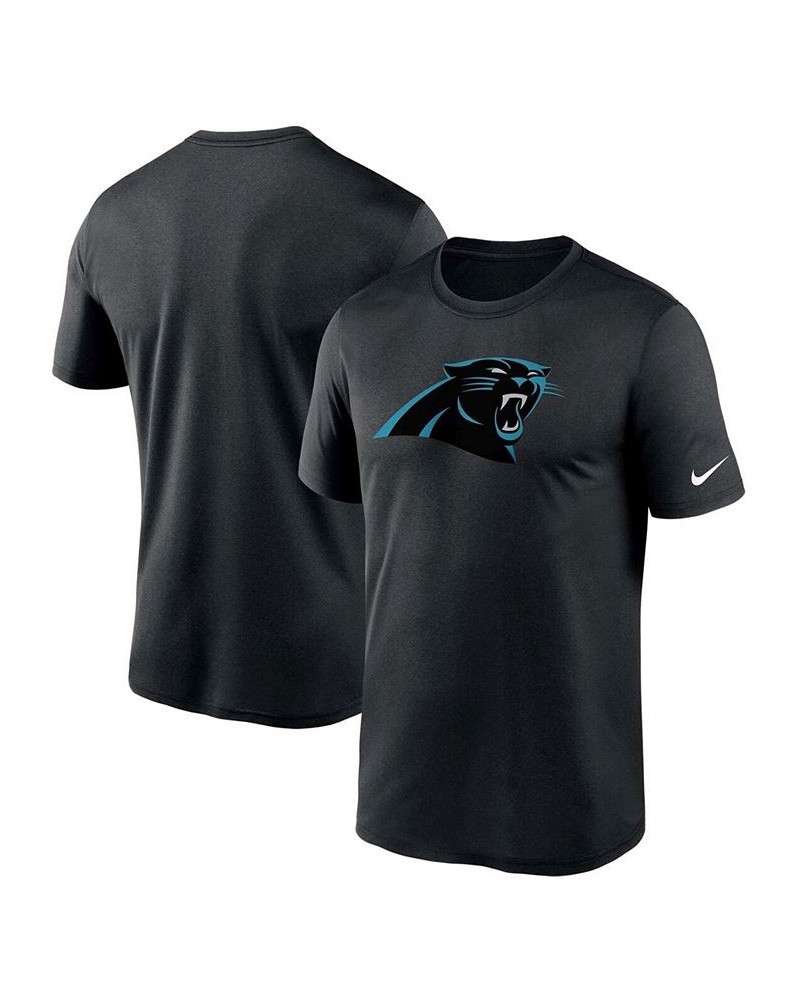 Men's Black Carolina Panthers Logo Essential Legend Performance T-shirt $21.99 T-Shirts