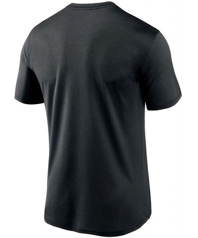 Men's Black Carolina Panthers Logo Essential Legend Performance T-shirt $21.99 T-Shirts