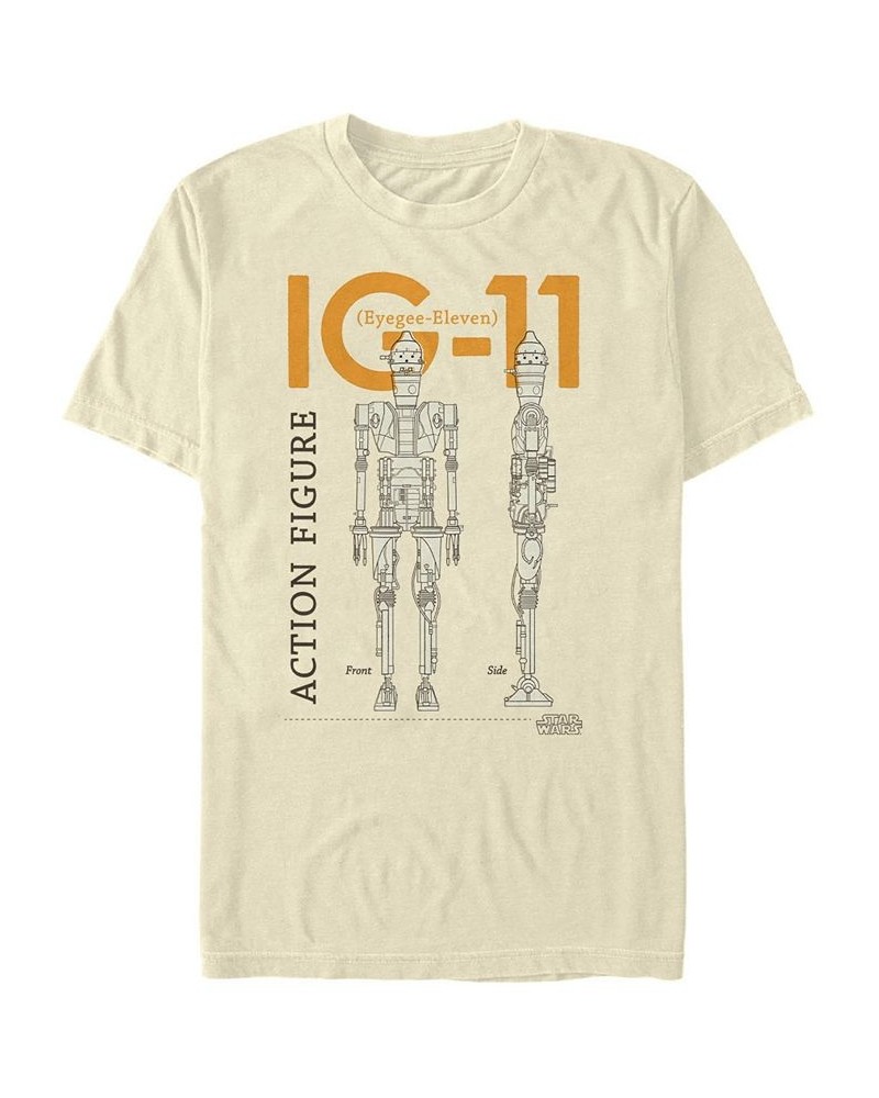 Men's IG Schematics Short Sleeve Crew T-shirt Tan/Beige $20.64 T-Shirts