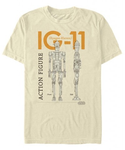 Men's IG Schematics Short Sleeve Crew T-shirt Tan/Beige $20.64 T-Shirts