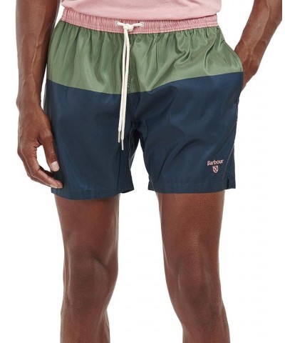 Men's John Drawstring Logo-Detail Swim Shorts Pink $34.00 Swimsuits