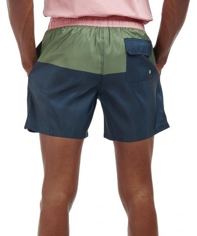 Men's John Drawstring Logo-Detail Swim Shorts Pink $34.00 Swimsuits