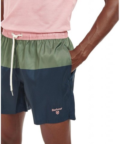 Men's John Drawstring Logo-Detail Swim Shorts Pink $34.00 Swimsuits