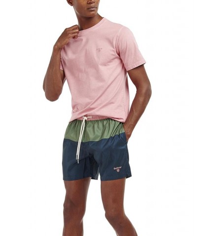 Men's John Drawstring Logo-Detail Swim Shorts Pink $34.00 Swimsuits