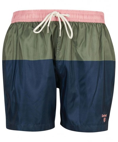 Men's John Drawstring Logo-Detail Swim Shorts Pink $34.00 Swimsuits