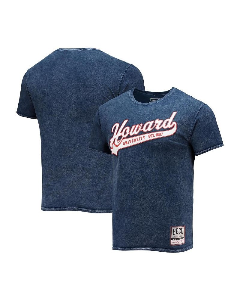 Men's Navy Howard Bison Tailsweep Tie-Dye T-shirt $25.49 T-Shirts