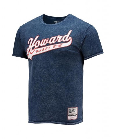 Men's Navy Howard Bison Tailsweep Tie-Dye T-shirt $25.49 T-Shirts