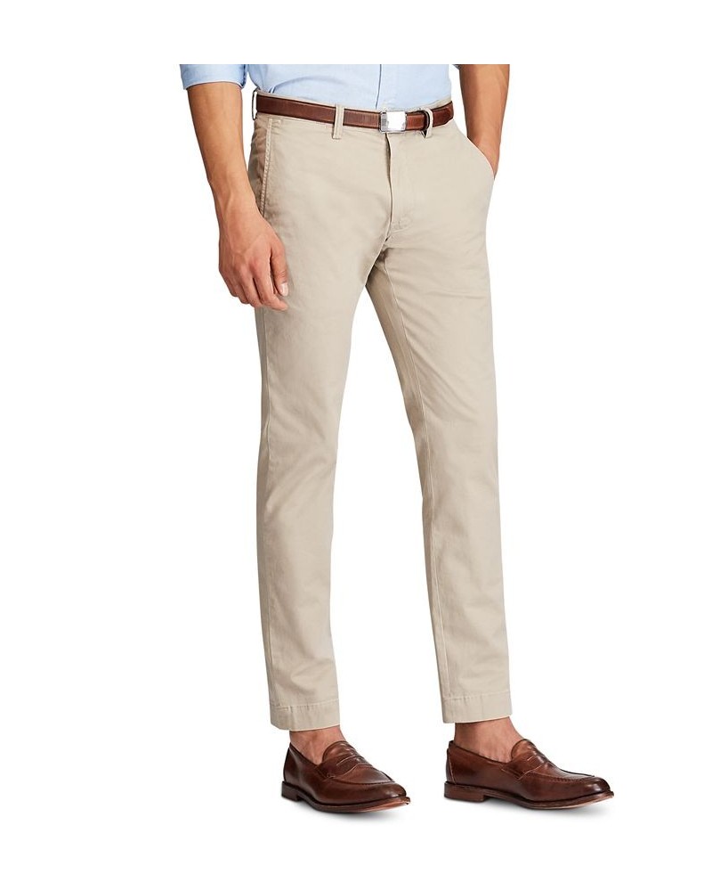 Men's Slim-Fit Stretch Chino Pants Khaki Tan $52.50 Pants