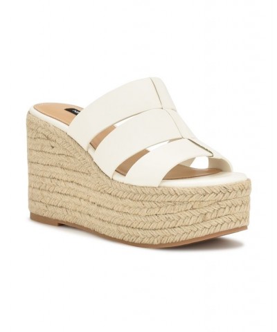 Women's Keran Round Toe Slip-on Wedge Sandals Multi $39.90 Shoes