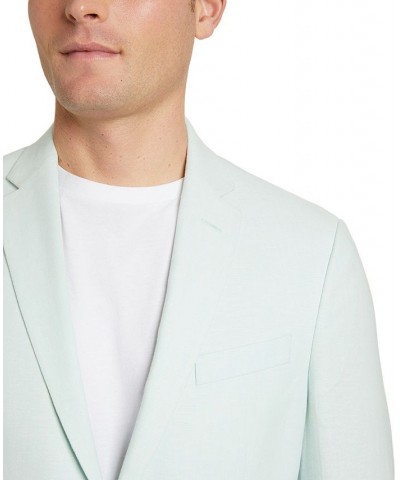 Men's Slim-Fit Stretch Linen Solid Suit PD04 $153.90 Suits