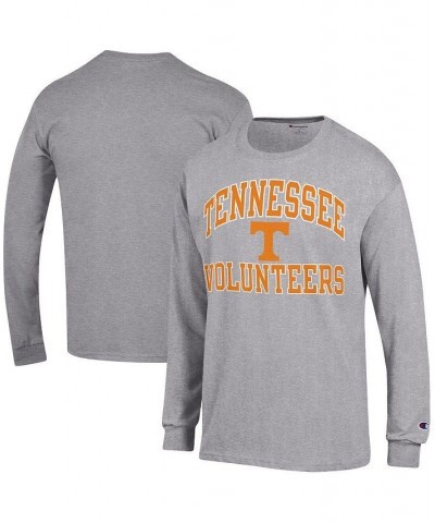 Men's Heather Gray Tennessee Volunteers High Motor Long Sleeve T-shirt $24.35 T-Shirts