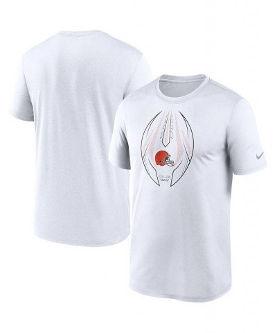 Men's White Cleveland Browns Legend Icon T-shirt $22.05 T-Shirts