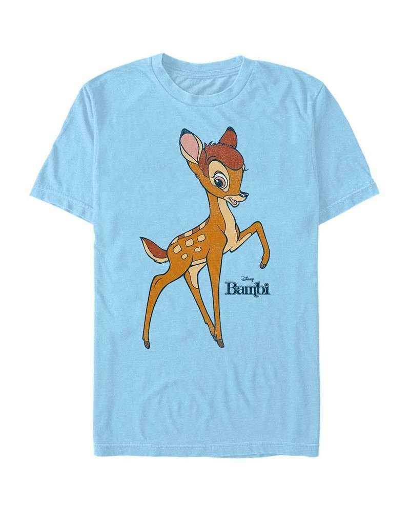 Men's Big Bambi Short Sleeve T-Shirt Blue $16.45 T-Shirts