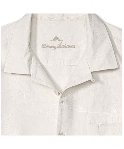 Men's White Arizona State Sun Devils Al Fresco Tropics Jacquard Button-Up Shirt $46.35 Shirts