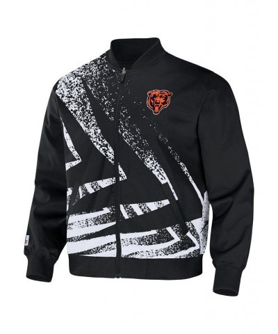 Men's NFL X Staple Black Chicago Bears Embroidered Reversable Nylon Jacket $46.74 Jackets