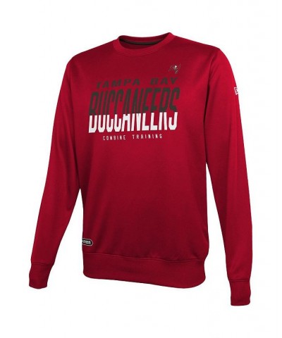 Men's Red Tampa Bay Buccaneers Combine Authentic Pro Style Pullover Sweatshirt $22.79 Sweatshirt