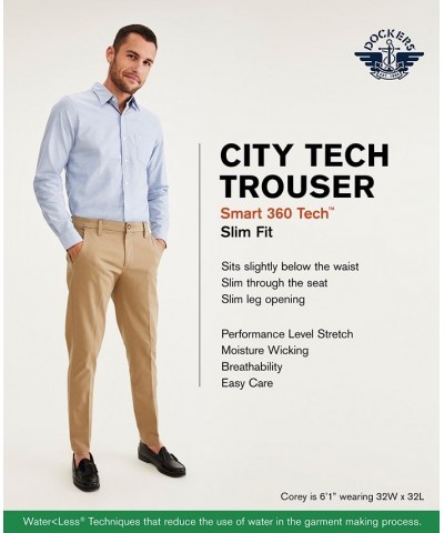 Men's Slim-Fit City Tech Trousers PD03 $36.39 Pants