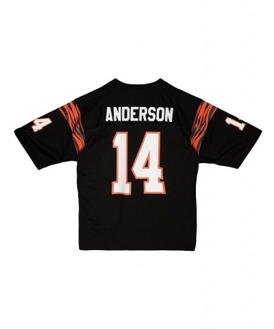 Men's Ken Anderson Black Cincinnati Bengals 1981 Authentic Retired Player Jersey $110.55 Jersey