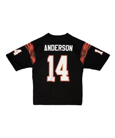 Men's Ken Anderson Black Cincinnati Bengals 1981 Authentic Retired Player Jersey $110.55 Jersey