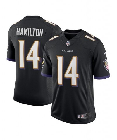 Men's Kyle Hamilton Black Baltimore Ravens Vapor Limited Jersey $66.30 Jersey