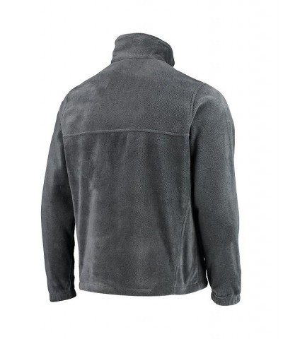 Men's Brooklyn Nets Heathered Charcoal Flanker Full-Zip Jacket $46.55 Jackets