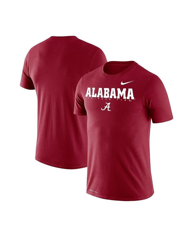 Men's Crimson Alabama Crimson Tide Facility Legend Performance T-shirt $27.99 T-Shirts