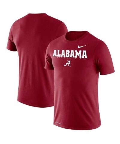 Men's Crimson Alabama Crimson Tide Facility Legend Performance T-shirt $27.99 T-Shirts