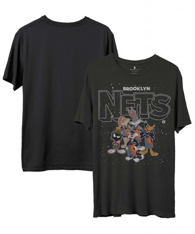 Men's Black Brooklyn Nets Space Jam 2 Home Squad Advantage T-shirt $23.50 T-Shirts