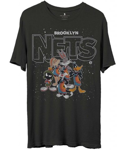 Men's Black Brooklyn Nets Space Jam 2 Home Squad Advantage T-shirt $23.50 T-Shirts