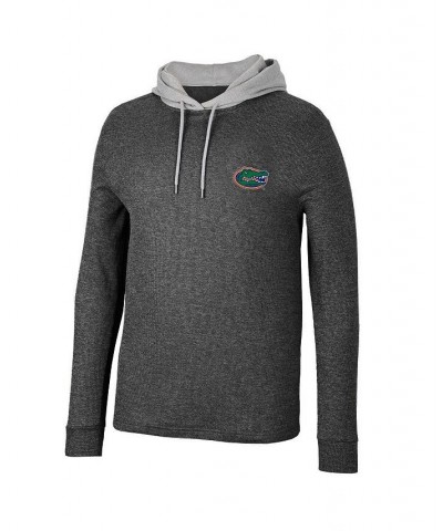 Men's Black Florida Gators Ballot Waffle-Knit Thermal Long Sleeve Hoodie T-shirt $36.39 T-Shirts