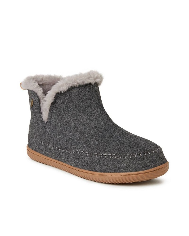 Dearfoam Alpine Men's Brixen Bootie Slippers Gray $30.34 Shoes