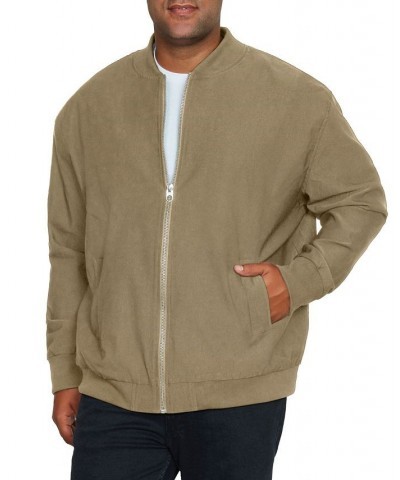 Mvp Collections Men's Big and Tall Bomber Jacket Tan/Beige $91.08 Jackets