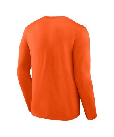 Men's Branded Orange Florida Gators Double Time 2-Hit Long Sleeve T-shirt $20.70 T-Shirts