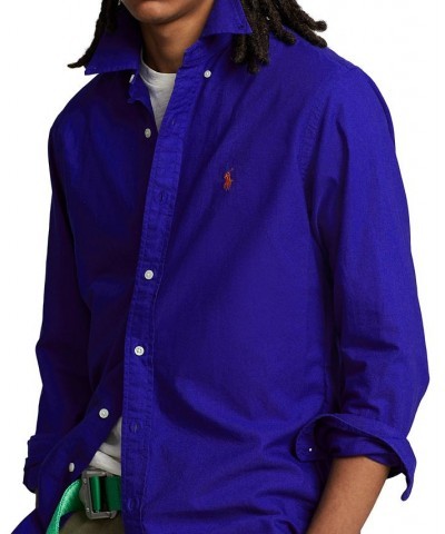 Men's Classic-Fit Garment-Dyed Oxford Shirt PD05 $44.55 Shirts