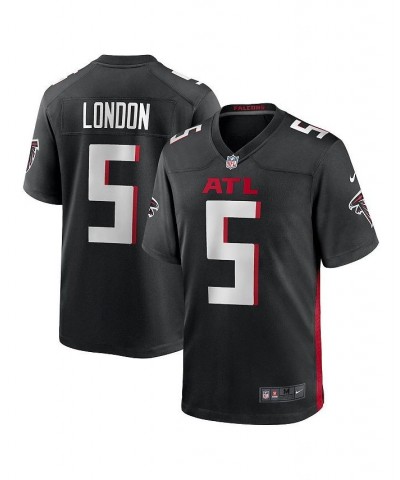 Men's Drake London Black Atlanta Falcons 2022 NFL Draft First Round Pick Game Jersey $50.40 Jersey