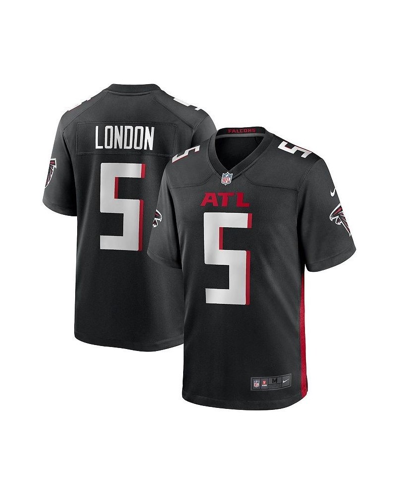 Men's Drake London Black Atlanta Falcons 2022 NFL Draft First Round Pick Game Jersey $50.40 Jersey