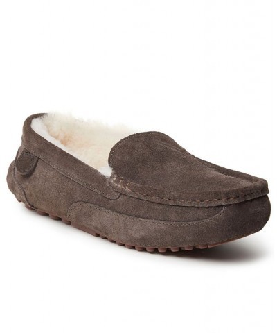 Men's Fireside Melbourne Genuine Shearling Moccasin Slippers Coffee Bean $32.98 Shoes