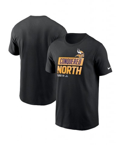 Men's Black Minnesota Vikings 2022 NFC North Division Champions Locker Room Trophy Collection T-shirt $29.49 T-Shirts