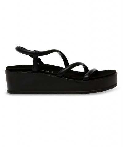 Women's Vie Flatform Sandal Black $33.18 Shoes